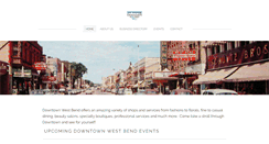 Desktop Screenshot of downtownwestbend.com